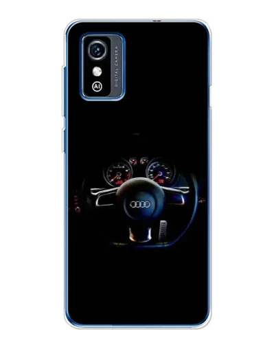 Чехол для ZTE Blade L9 с картинкой «Салон Audi — руль»
