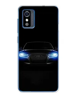 Чехол для ZTE Blade L9 с картинкой «Audi в неоне»