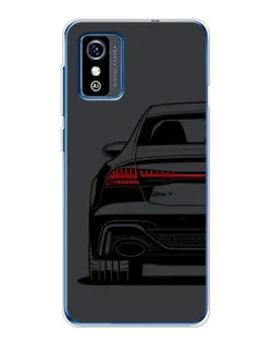 Чехол для ZTE Blade L9 с картинкой «Задняя часть Audi — арт»