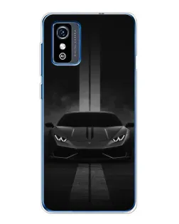 Чехол для ZTE Blade L9 с картинкой «Lamborghini симметрия дорог»