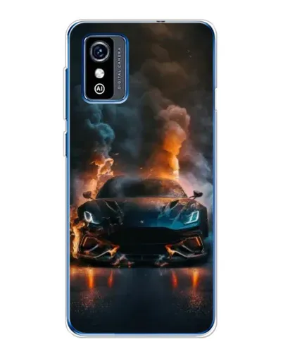 Чехол для ZTE Blade L9 с картинкой «Lamborghini дымная эстетика»