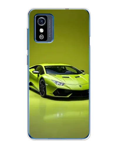 Чехол для ZTE Blade L9 с картинкой «Салатовый Lamborghini Huracan»