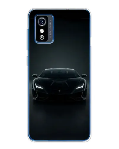 Чехол для ZTE Blade L9 с картинкой «Черный Lamborghini Aventador»
