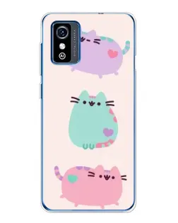 Чохол для ZTE Blade L9 з картинкою «Pusheen тріо» Чохол для ZTE Blade L9 з картинкою «Pusheen тріо»