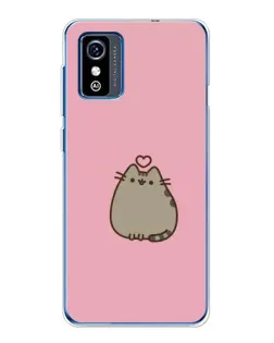 Чохол для ZTE Blade L9 з картинкою «Pusheen серце»