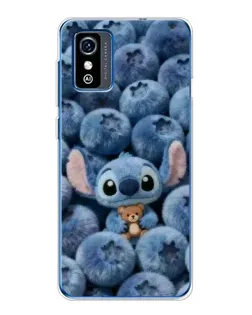 Чехол для ZTE Blade L9 с картинкой «Стич и голубика» Чехол для ZTE Blade L9 с картинкой «Стич и голубика»