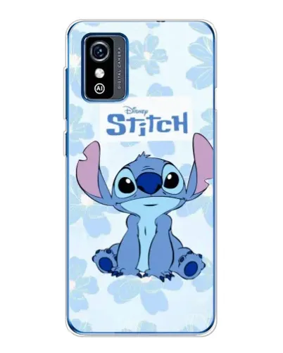 Чехол для ZTE Blade L9 с картинкой «Stitch среди цветов»