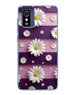 Чехол для ZTE Blade L9 с картинкой «Ромашки на фиолетовом» Чехол для ZTE Blade L9 с картинкой «Ромашки на фиолетовом»