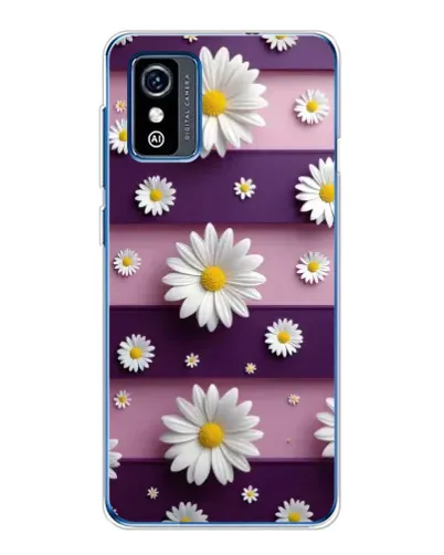 Чехол для ZTE Blade L9 с картинкой «Ромашки на фиолетовом»