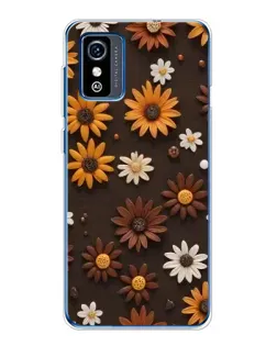 Чехол для ZTE Blade L9 с картинкой «Узор из маленьких подсолнухов» Чехол для ZTE Blade L9 с картинкой «Узор из маленьких подсолнухов»
