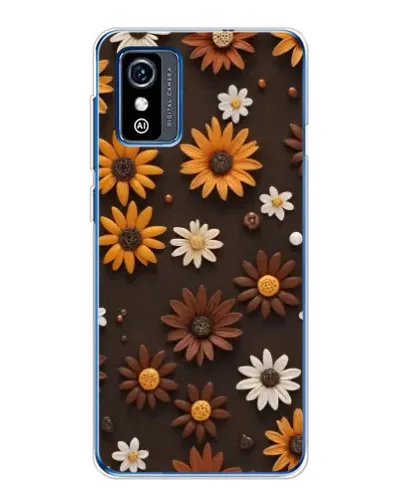 Чехол для ZTE Blade L9 с картинкой «Узор из маленьких подсолнухов»