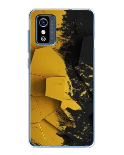 Чохол для ZTE Blade L9 з картинкою «Золоті уламки геометрії»