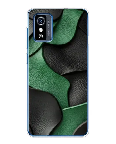 Чохол для ZTE Blade L9 з картинкою «Зелені шкіряні хвилі» Чохол для ZTE Blade L9 з картинкою «Зелені шкіряні хвилі»