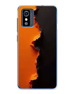 Чохол для ZTE Blade L9 з картинкою «Помаранчевий розлом»
