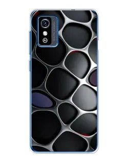 Чохол для ZTE Blade L9 з картинкою «Об'ємна темна решітка»