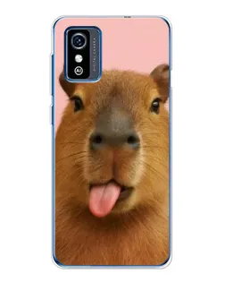 Чохол для ZTE Blade L9 з картинкою «Капібара з язиком» Чохол для ZTE Blade L9 з картинкою «Капібара з язиком»