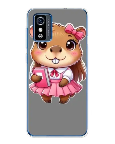 Чехол для ZTE Blade L9 с картинкой «Девочка капибара»