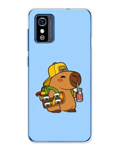 Чехол для ZTE Blade L9 с картинкой «Капибара на скейте»