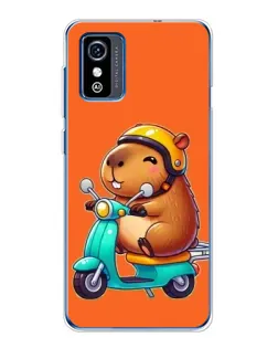 Чохол для ZTE Blade L9 з картинкою «Капібара на скутері» Чохол для ZTE Blade L9 з картинкою «Капібара на скутері»