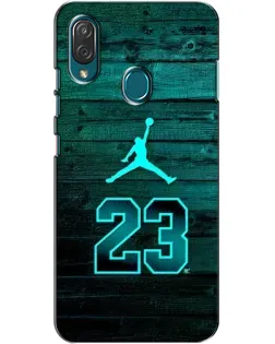 Чехол для ZTE Blade V10 Vita с картинкой «Jordan Cyan 23»
