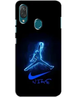 Чехол для ZTE Blade V10 Vita с картинкой «Jordan Neon Blue»