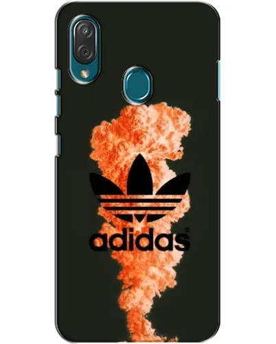 Чехол для ZTE Blade V10 Vita с картинкой «Оранжевый дым Adidas»