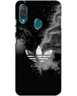 Чехол для ZTE Blade V10 Vita с картинкой «Абстрактный дым Adidas»