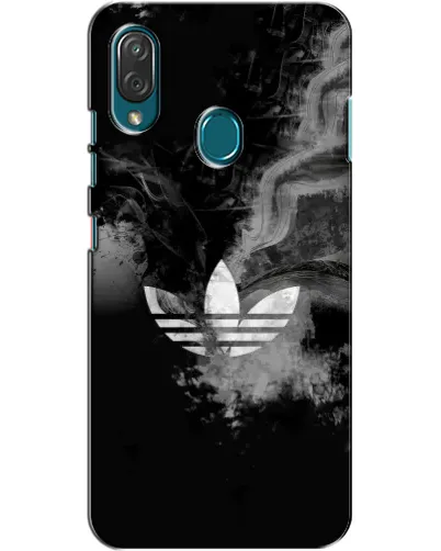 Чехол для ZTE Blade V10 Vita с картинкой «Абстрактный дым Adidas»