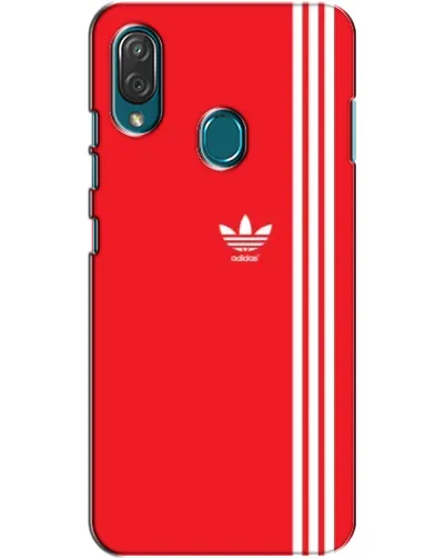 Чехол для ZTE Blade V10 Vita с картинкой «Красный минимализм Adidas»
