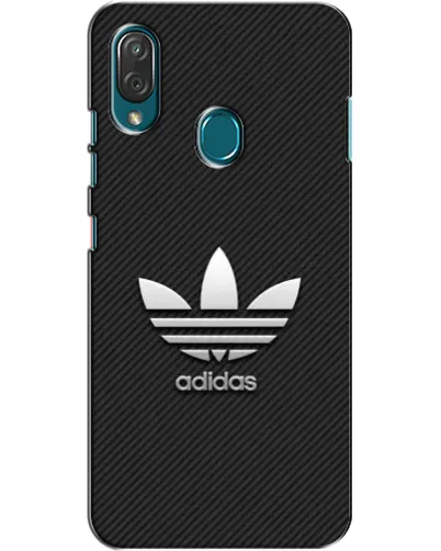 Чехол для ZTE Blade V10 Vita с картинкой «Adidas Карбоновая текстура»