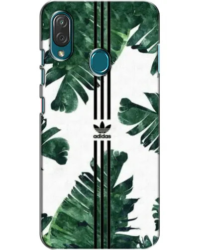 Чехол для ZTE Blade V10 Vita с картинкой «Пальмовые листья адидас»