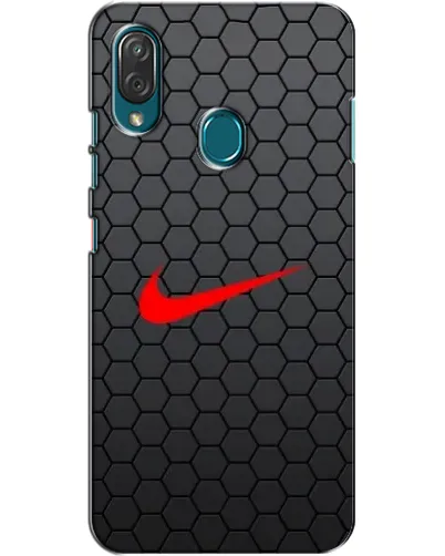 Чехол для ZTE Blade V10 Vita с картинкой «Nike — карбоновая сетка»