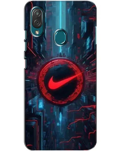 Чехол для ZTE Blade V10 Vita с картинкой «Техногенный стиль Nike»