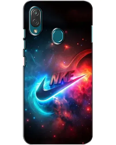 Чехол для ZTE Blade V10 Vita с картинкой «Огненный логотип Nike»