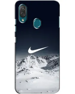 Чехол для ZTE Blade V10 Vita с картинкой «Nike — зимние горы»