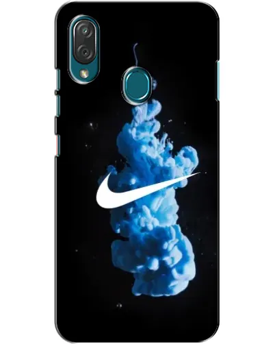 Чехол для ZTE Blade V10 Vita с картинкой «Nike и синий дым»