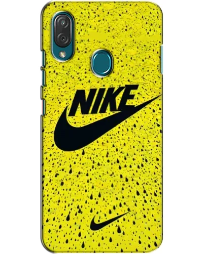 Чехол для ZTE Blade V10 Vita с картинкой «Желтый текстурный Nike»
