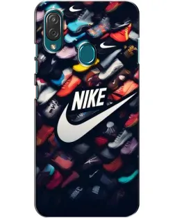 Чехол для ZTE Blade V10 Vita с картинкой «Коллекция кроссовок Nike»