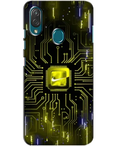 Чехол для ZTE Blade V10 Vita с картинкой «Nike — золотая искра»