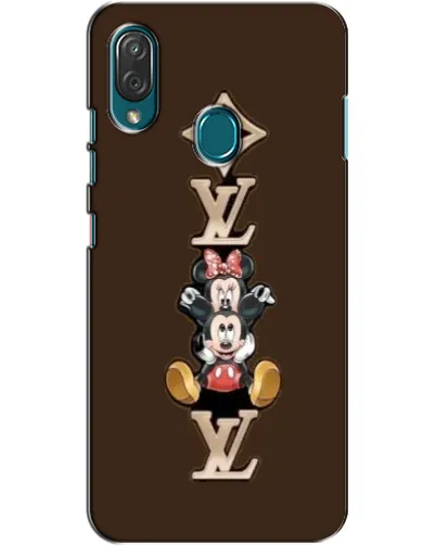 Чехол для ZTE Blade V10 Vita с картинкой «LV и Микки Маус»