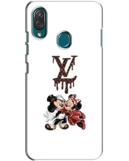 Чехол для ZTE Blade V10 Vita с картинкой «LV и Микки Маус»