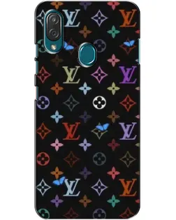 Чехол для ZTE Blade V10 Vita с картинкой «Цветная монограмма LV»