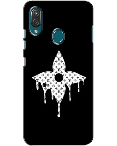 Чехол для ZTE Blade V10 Vita с картинкой «Цветочная монограмма»