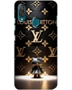 Чехол для ZTE Blade V10 Vita с картинкой «Монограмма с фигурой»