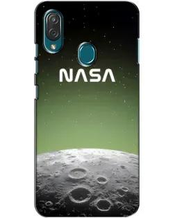 Чехол для ZTE Blade V10 Vita с картинкой «NASA — лунный градиент»