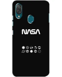 Чехол для ZTE Blade V10 Vita с картинкой «NASA — технический принт»