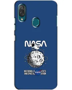 Чехол для ZTE Blade V10 Vita с картинкой «NASA — лунная миссия»