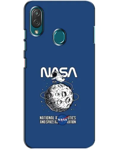 Чехол для ZTE Blade V10 Vita с картинкой «NASA — лунная миссия»
