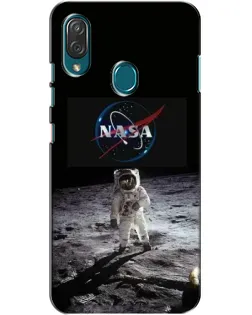 Чехол для ZTE Blade V10 Vita с картинкой «Астронавт на Луне»