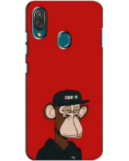Чехол для ZTE Blade V10 Vita с картинкой «Bored Ape — красный фон» Чехол для ZTE Blade V10 Vita с картинкой «Bored Ape — красный фон»